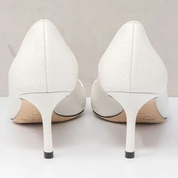 Jimmy Choo White Pointed Heels - Picture 5 of 10